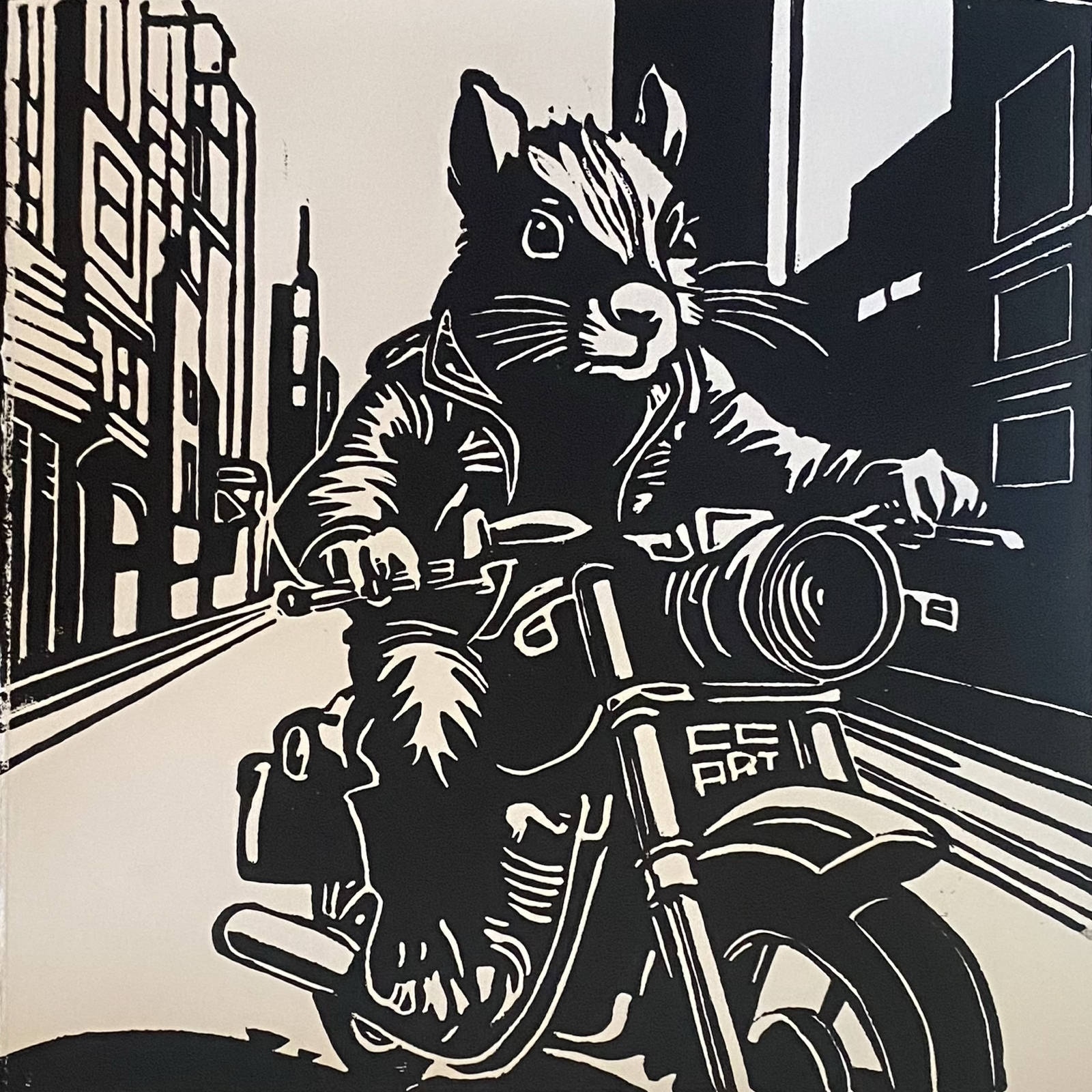 Biker Squirrel